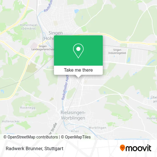 Radwerk Brunner map