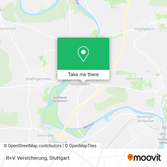 R+V Versicherung map