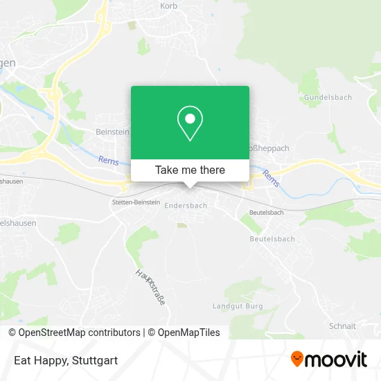 Eat Happy map