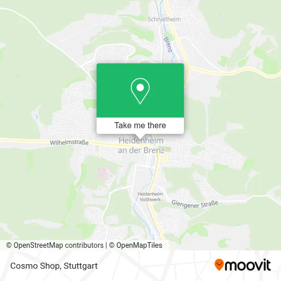 Cosmo Shop map