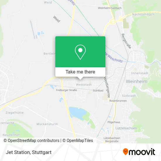 Jet Station map