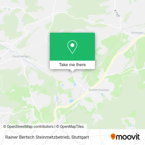 Rainer Bertsch Steinmetzbetrieb map