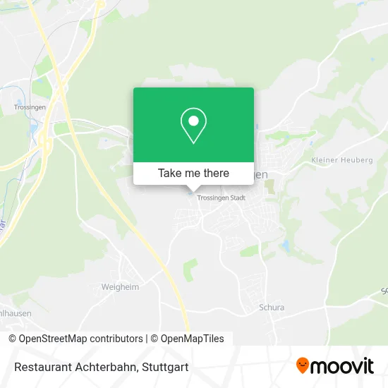 Restaurant Achterbahn map