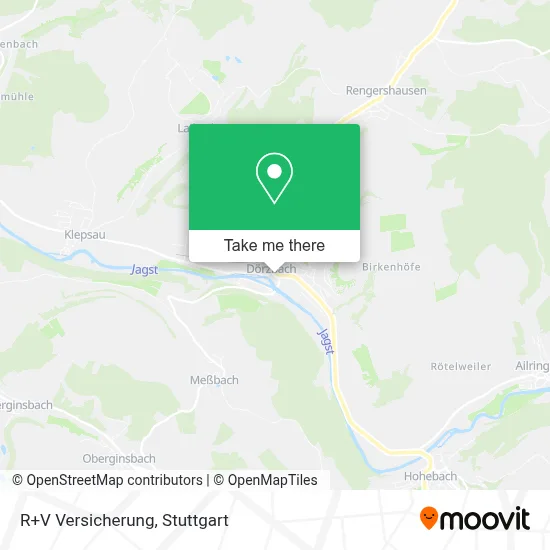 R+V Versicherung map
