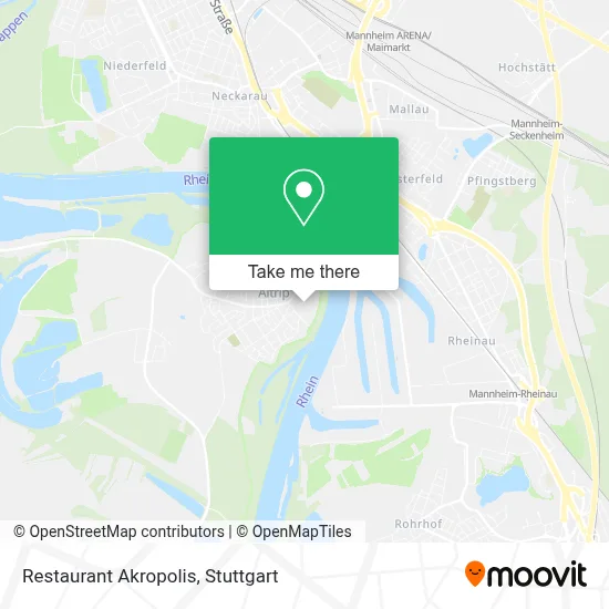 Restaurant Akropolis map