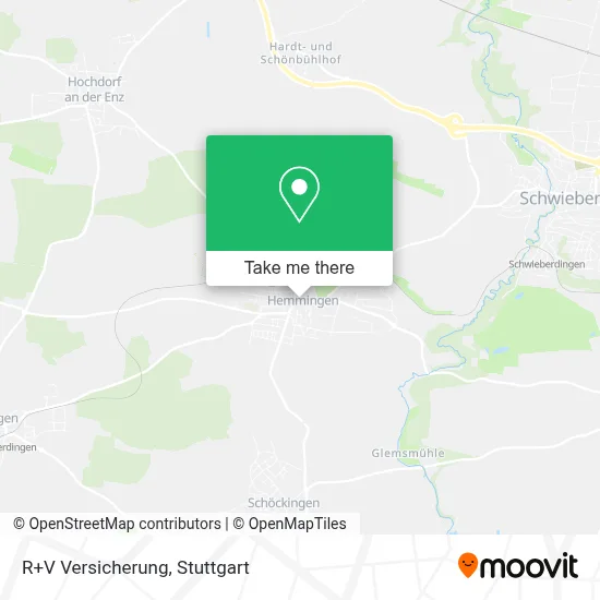 R+V Versicherung map