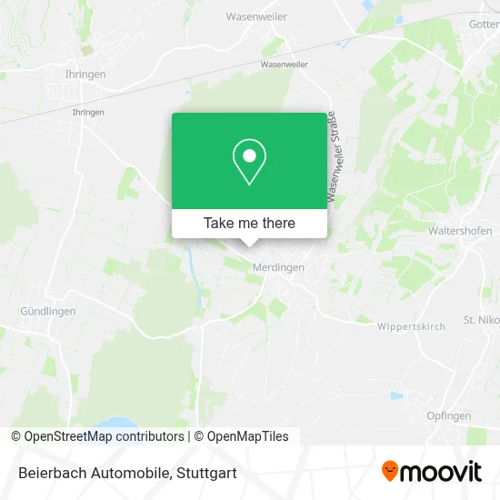 Beierbach Automobile map