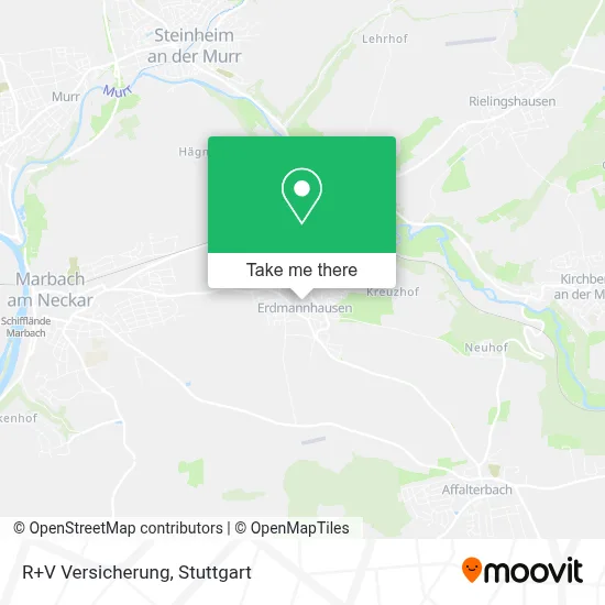 R+V Versicherung map