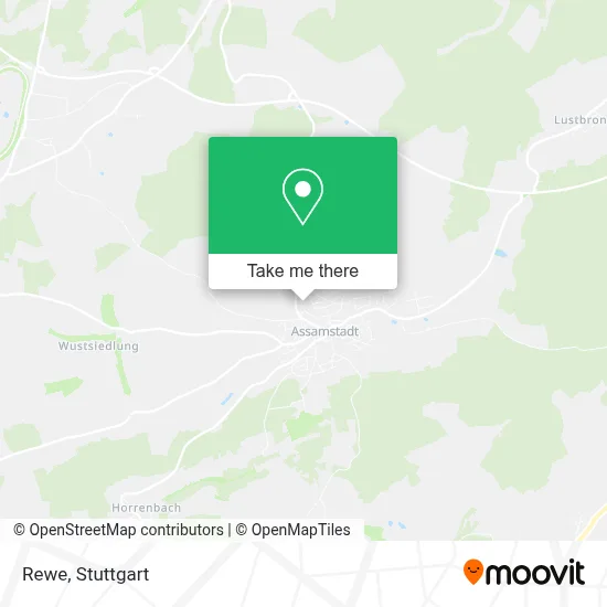 Rewe map