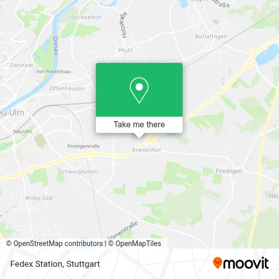 Fedex Station map