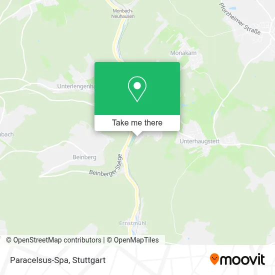 Paracelsus-Spa map