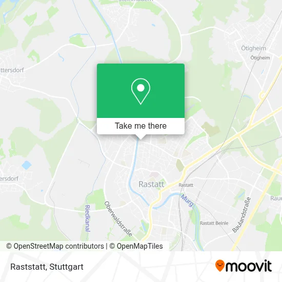 Raststatt map