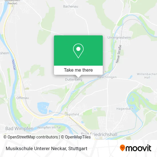 Musikschule Unterer Neckar map