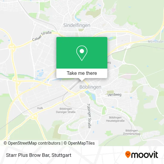 Starr Plus Brow Bar map