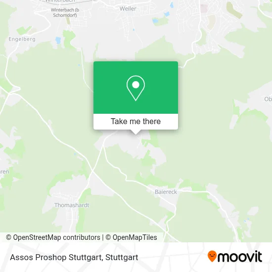 Assos Proshop Stuttgart map
