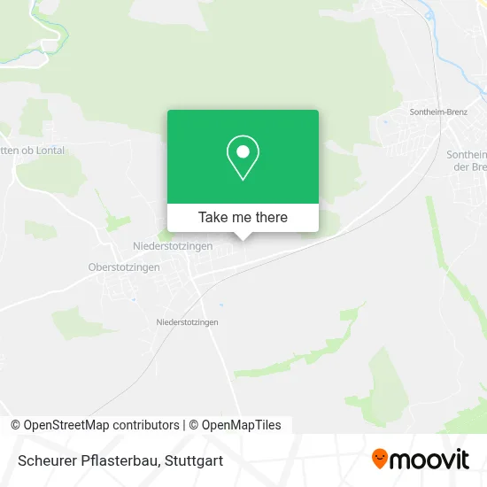 Scheurer Pflasterbau map