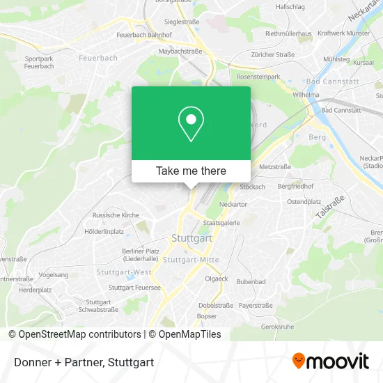 Donner + Partner map