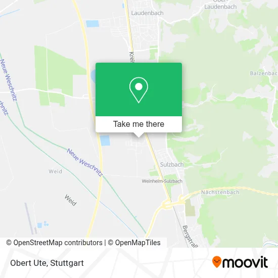 Obert Ute map