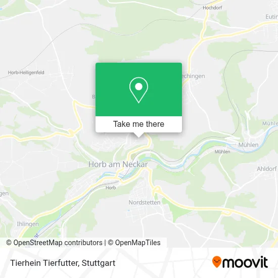 Tierhein Tierfutter map