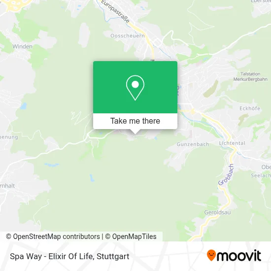 Spa Way - Elixir Of Life map