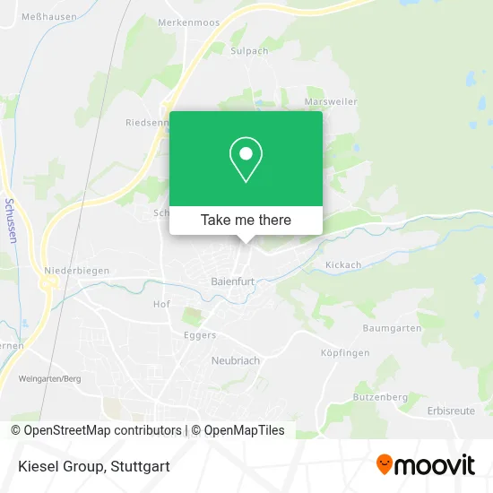 Kiesel Group map