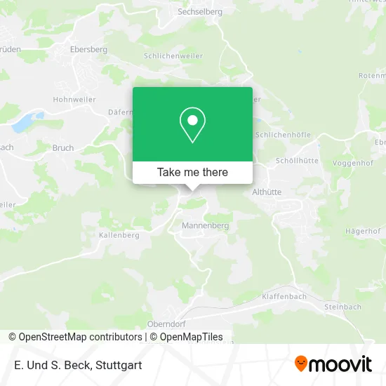 E. Und S. Beck map