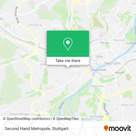 Second Hand Metropole map