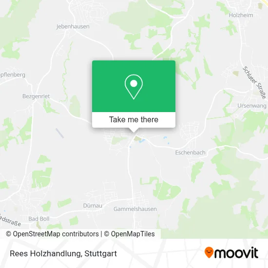 Rees Holzhandlung map