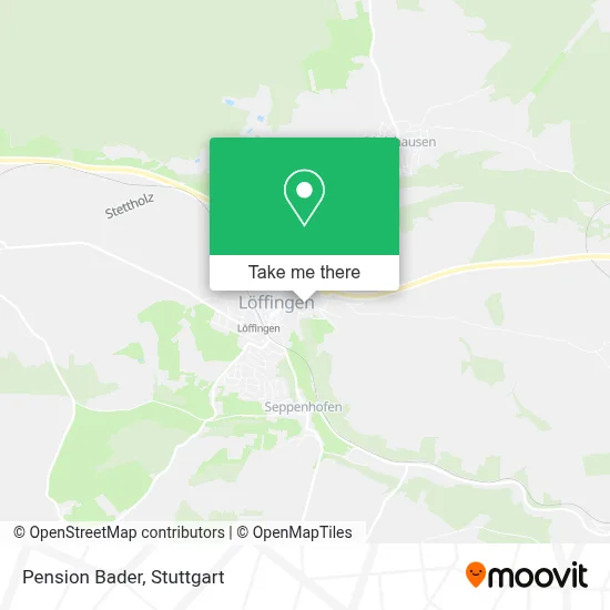 Pension Bader map