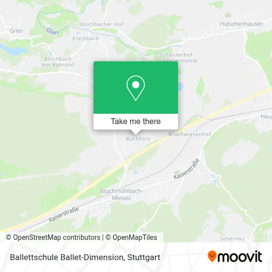 Ballettschule Ballet-Dimension map
