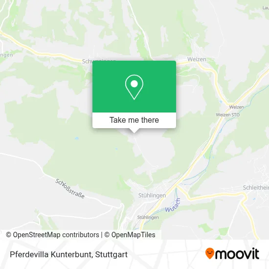 Pferdevilla Kunterbunt map
