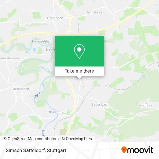 Simsch Satteldorf map