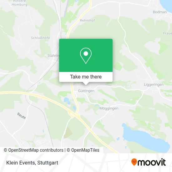 Klein Events map
