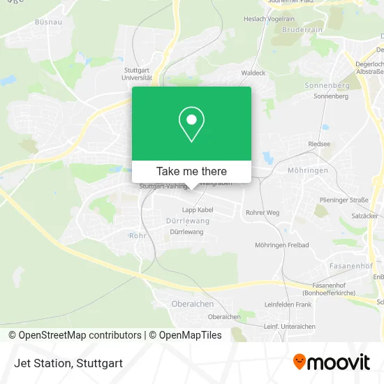 Jet Station map