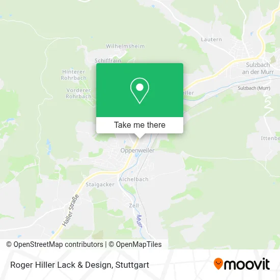Roger Hiller Lack & Design map