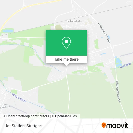 Jet Station map