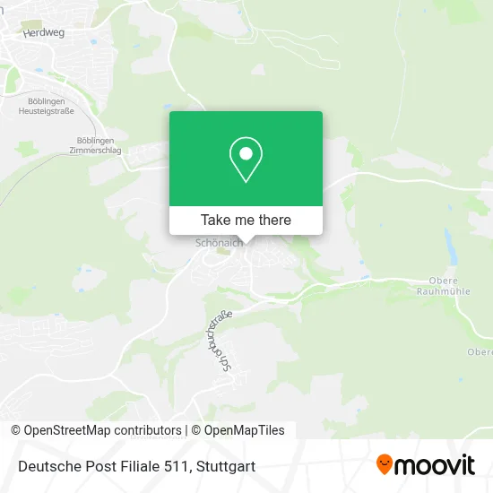 Deutsche Post Filiale 511 map