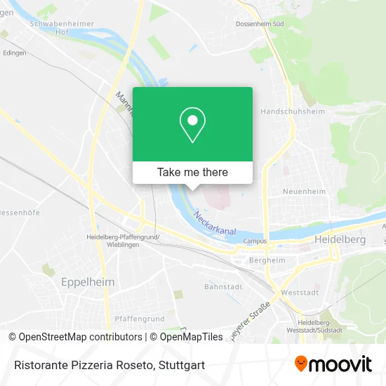 Ristorante Pizzeria Roseto map