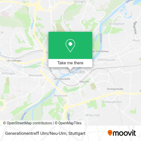 Generationentreff Ulm/Neu-Ulm map