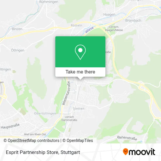 Esprit Partnership Store map