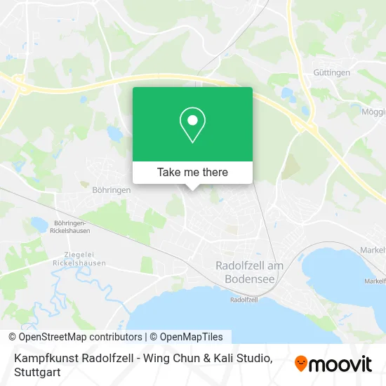 Kampfkunst Radolfzell - Wing Chun & Kali Studio map