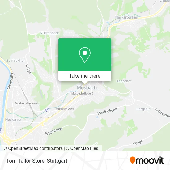 Tom Tailor Store map