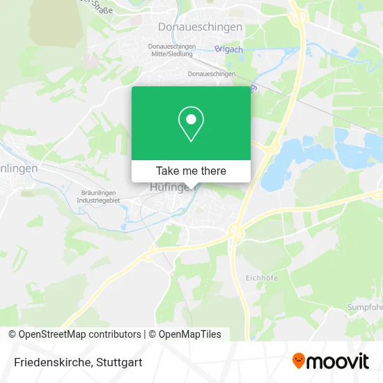 Friedenskirche map
