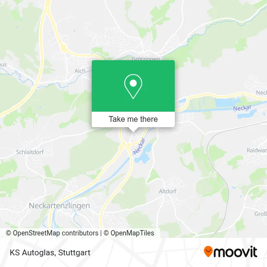 KS Autoglas map