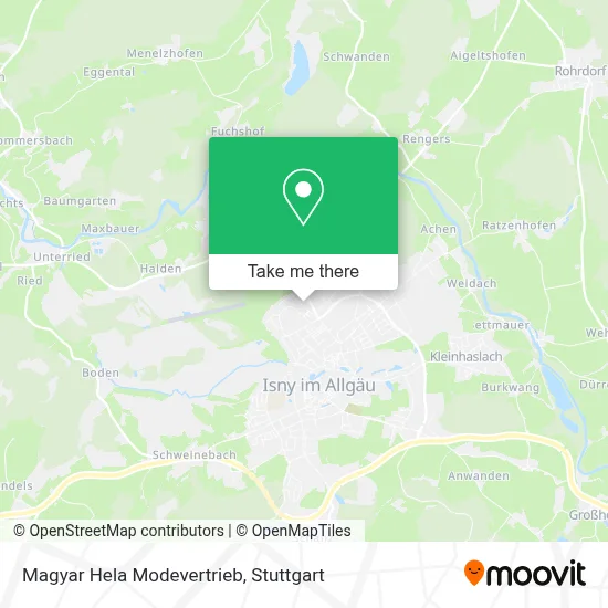 Magyar Hela Modevertrieb map
