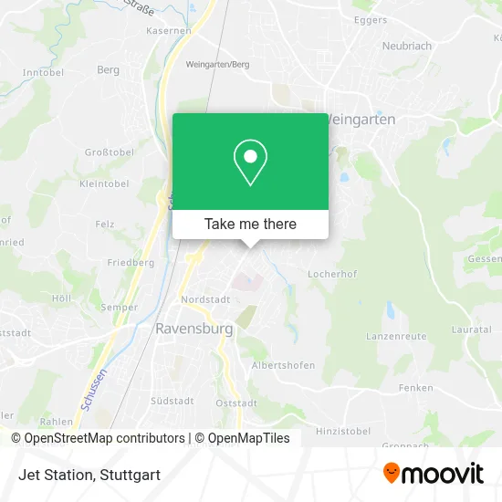 Jet Station map