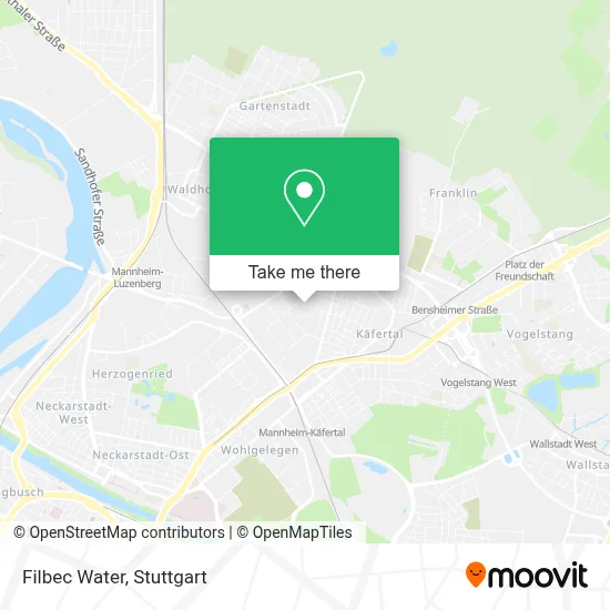 Filbec Water map