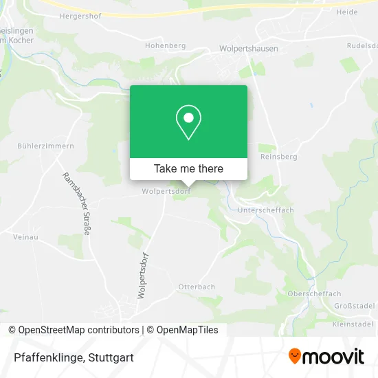 Pfaffenklinge map