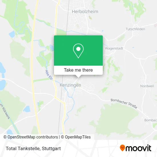 Total Tankstelle map