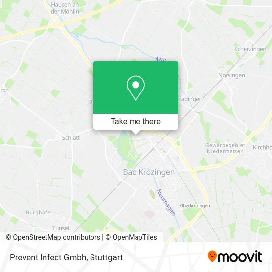 Prevent Infect Gmbh map